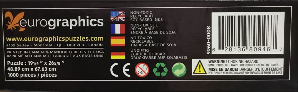 Neuschwanstein Castle - Eurographics 🇺🇸 puzzle collectible [Barcode 628136809467] - Main Image 2