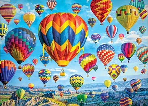 Balloons In Flight - Peter Pauper Press puzzle collectible [Barcode 9781441330536] - Main Image 1