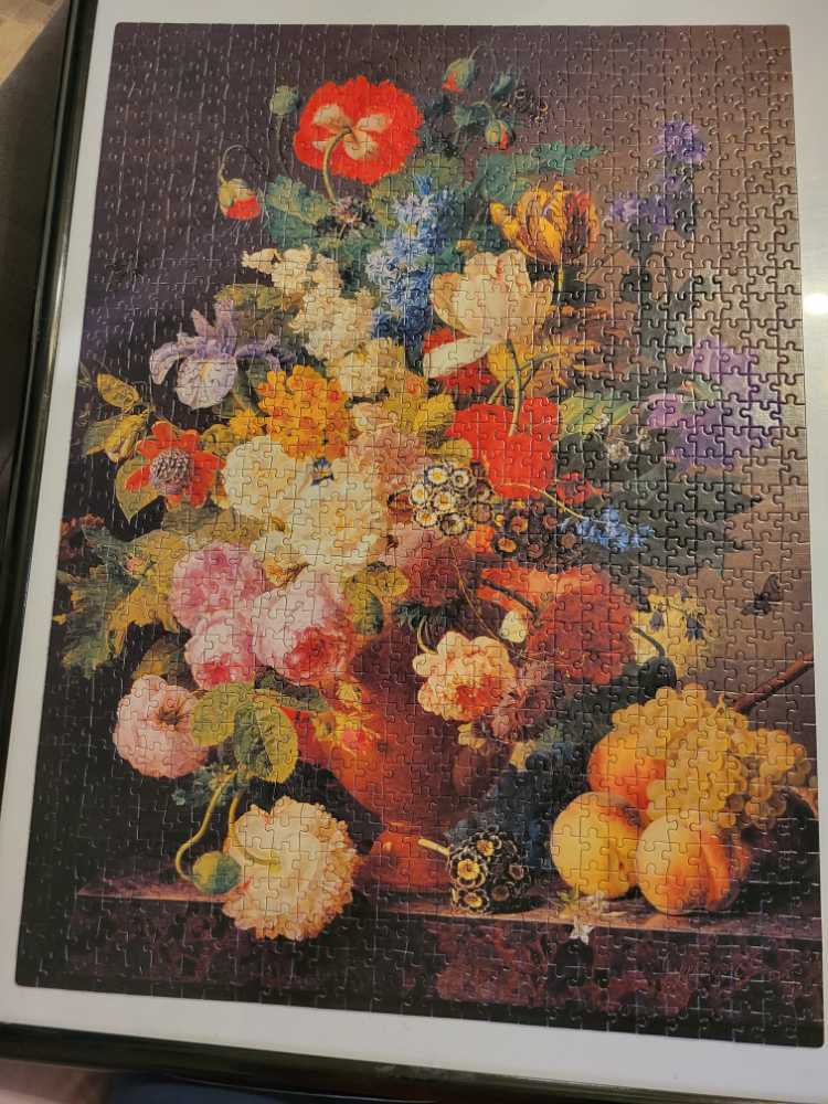 Bowl of Flowers - Clementoni puzzle collectible [Barcode 8005125949281] - Main Image 2