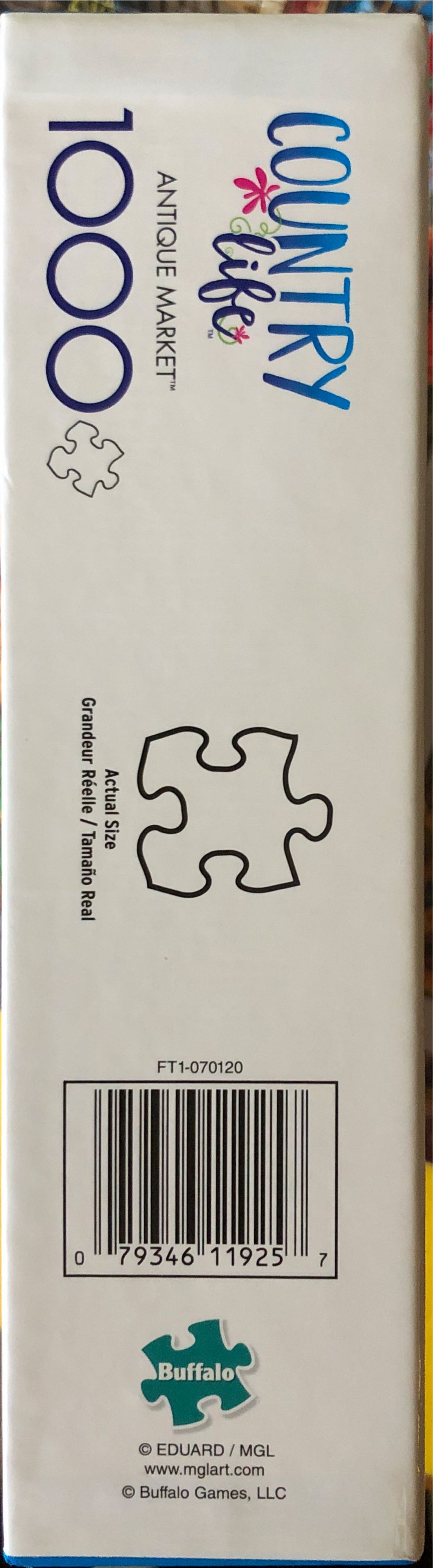 Country Life- Antique Market  (Item#11925) - Buffalo Games puzzle collectible [Barcode 079346119257] - Main Image 5