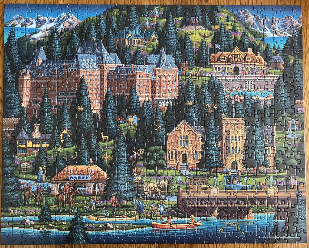 Banff - From Cheryl - Dowdle puzzle collectible [Barcode 671095002196] - Main Image 2