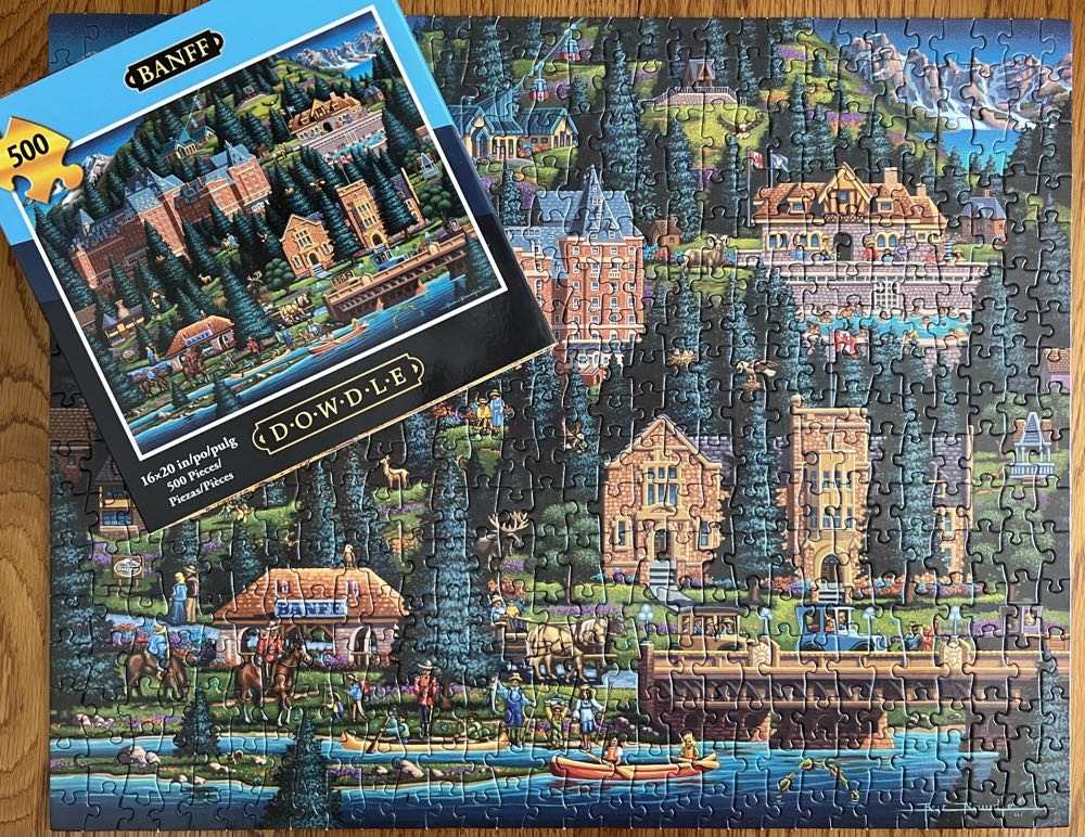 Banff - From Cheryl - Dowdle puzzle collectible [Barcode 671095002196] - Main Image 3