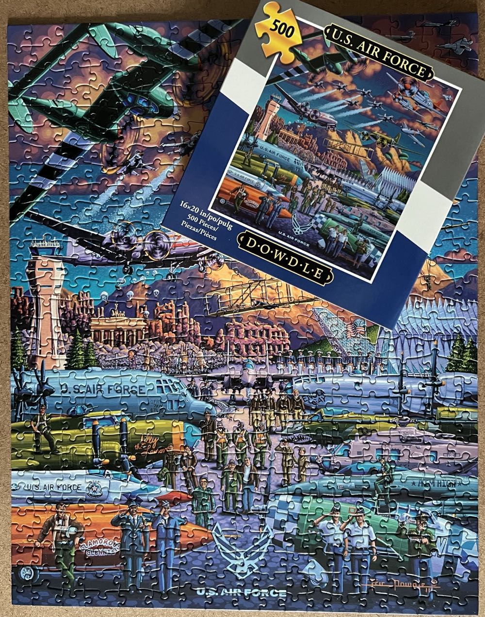 U.S. Air Force - Dowdle puzzle collectible [Barcode 671095004299] - Main Image 3