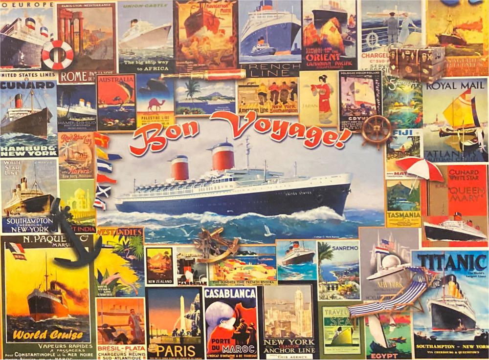 Bon Voyage -VW - White Mountain puzzle collectible [Barcode 724819256044] - Main Image 2