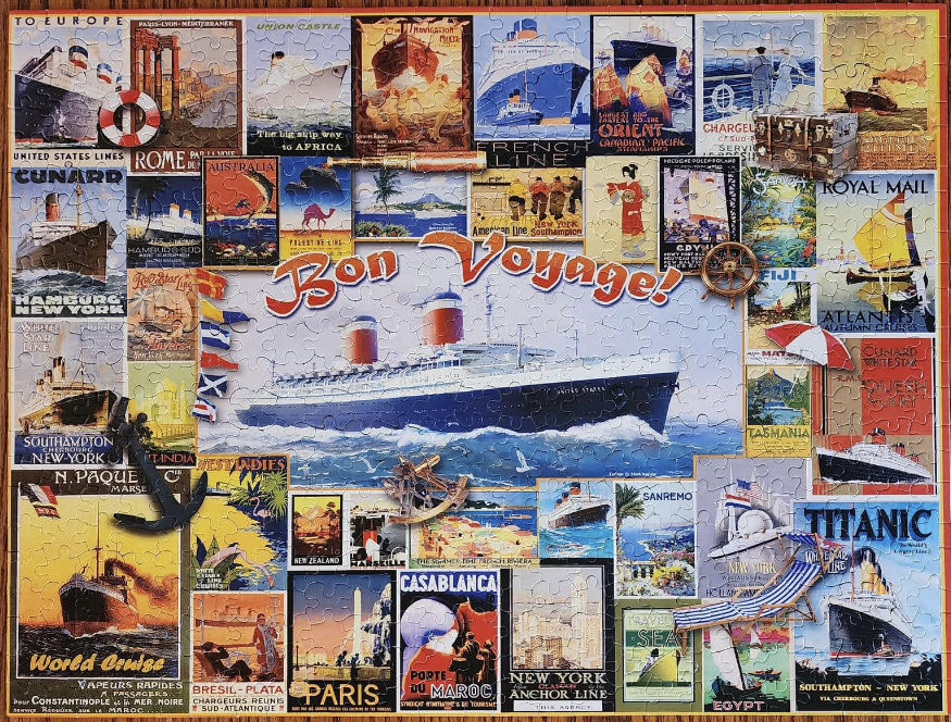 Bon Voyage -VW - White Mountain puzzle collectible [Barcode 724819256044] - Main Image 4