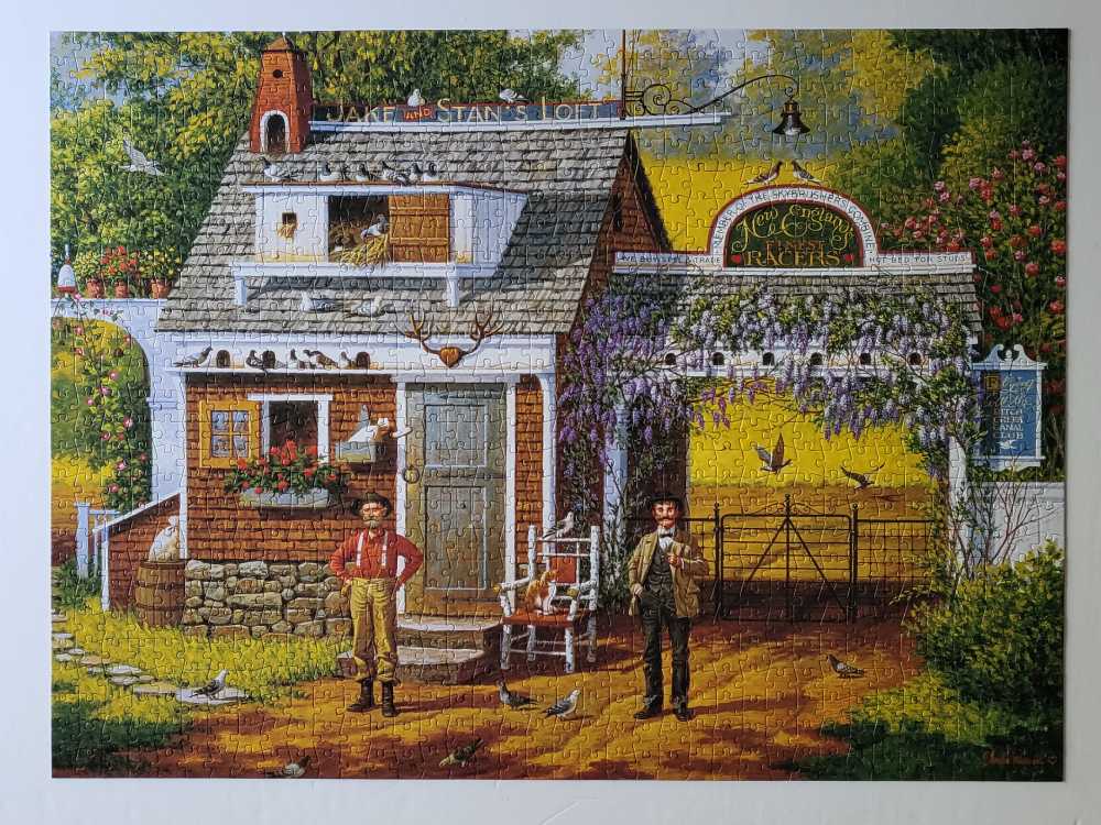 CW - Pigeon Pals - Buffalo Games & Puzzles puzzle collectible [Barcode 079346114887] - Main Image 2