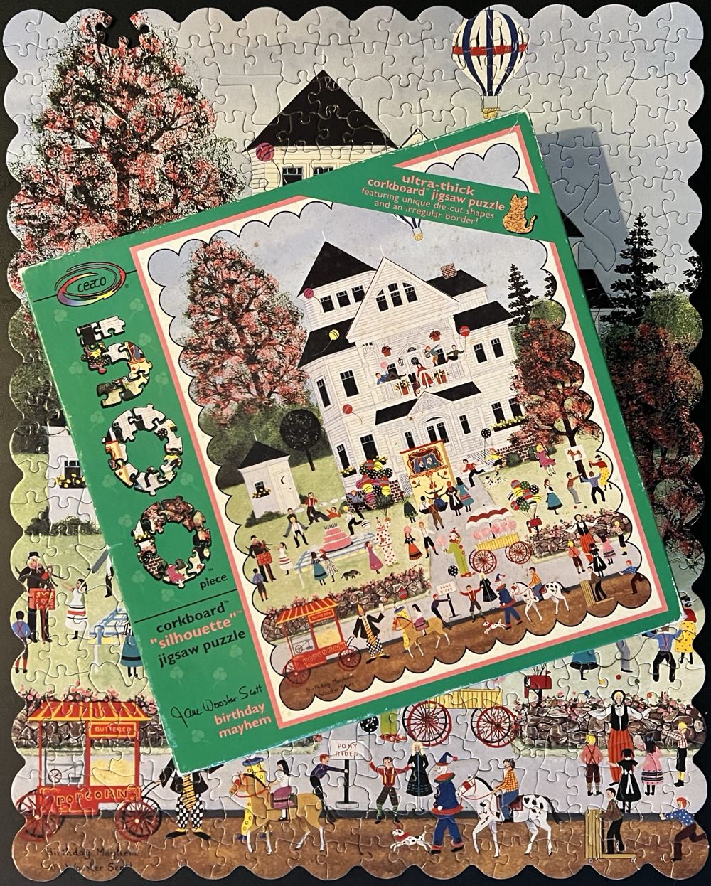 Birthday Mayhem - 603, 4/21/24 -  Ceaco puzzle collectible [Barcode 021081010054] - Main Image 4