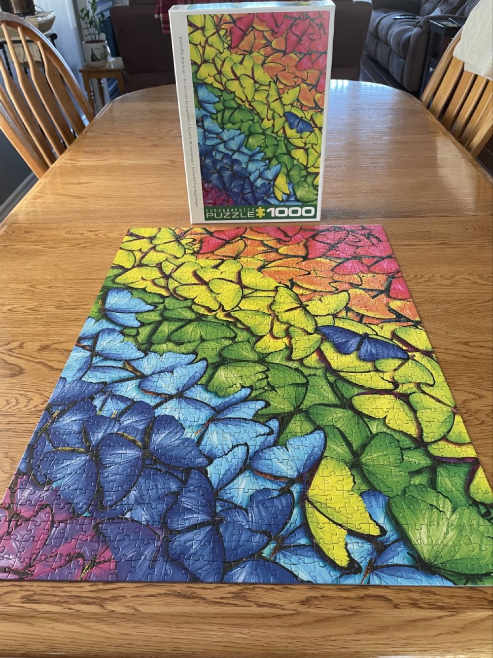 Butterfly Rainbow - Eurographics puzzle collectible [Barcode 628136256032] - Main Image 4