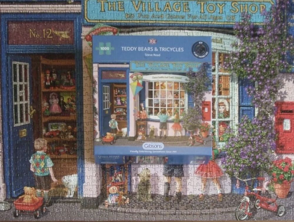 Teddy bears & Tricycles - Gibsons puzzle collectible [Barcode 5012269062250] - Main Image 4