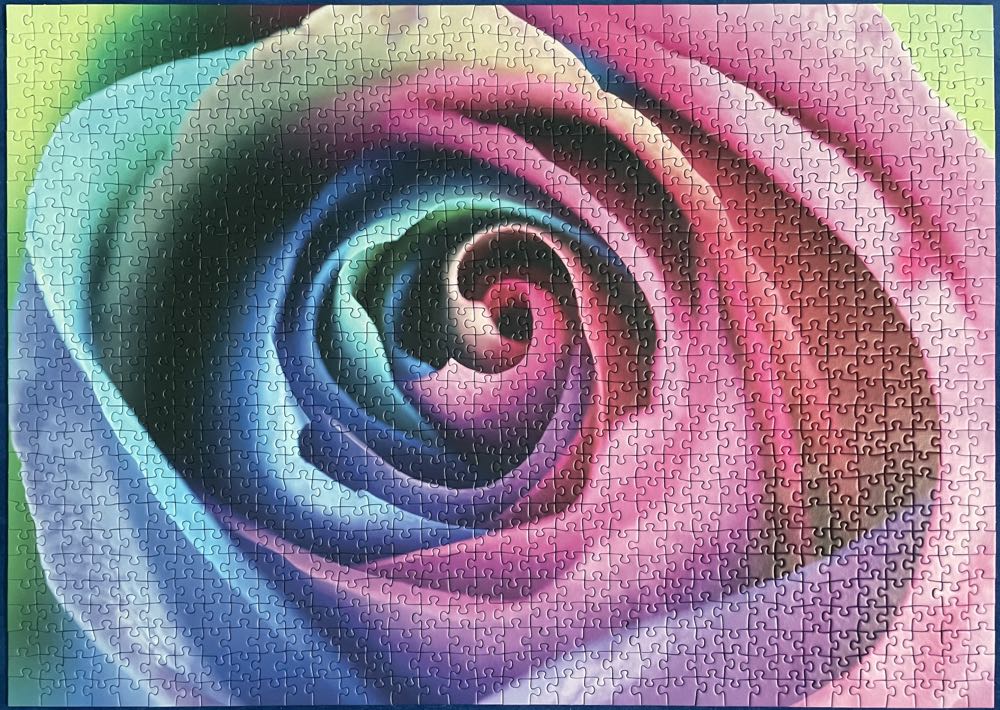 Rainbow Rose (1) - Ravensburger puzzle puzzle collectible [Barcode 4005556803675] - Main Image 2