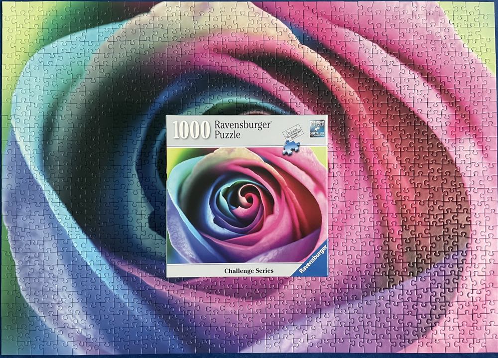 Rainbow Rose (1) - Ravensburger puzzle puzzle collectible [Barcode 4005556803675] - Main Image 3