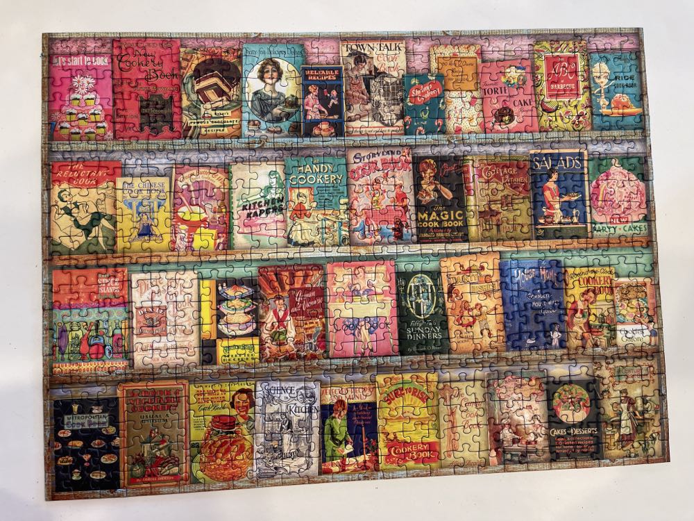 Vintage Cookbooks - Ravensburger puzzle collectible - Main Image 3