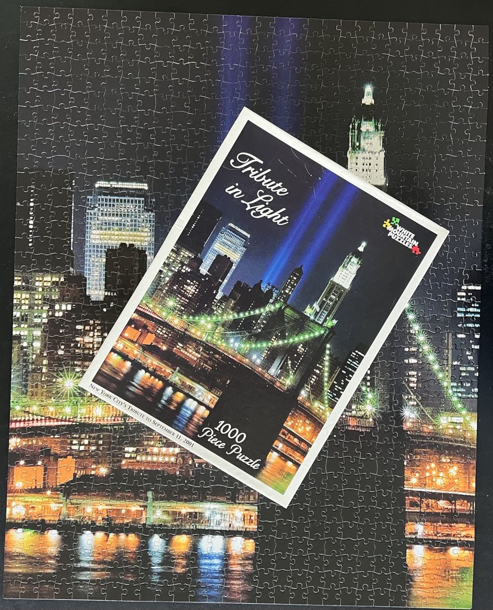 Tribute In Light*-NEW - White Mountain Puzzles puzzle collectible [Barcode 724819248469] - Main Image 4