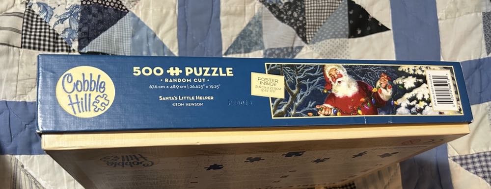 Santa’s Little Helper - Cobble Hill puzzle collectible [Barcode 625012850131] - Main Image 3
