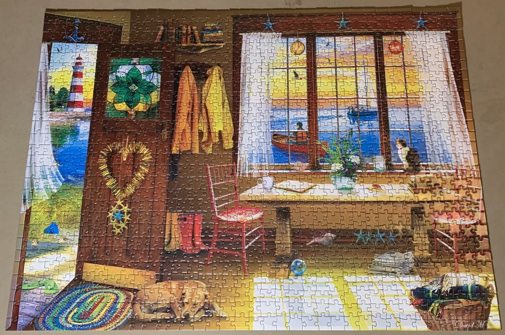 Ocean Front View - Master Pieces puzzle collectible [Barcode 705988721113] - Main Image 2