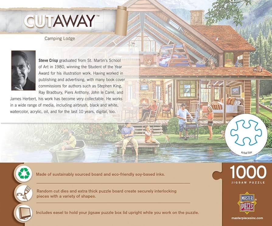 Camping Lodge - MasterPieces puzzle collectible [Barcode 705988719653] - Main Image 3