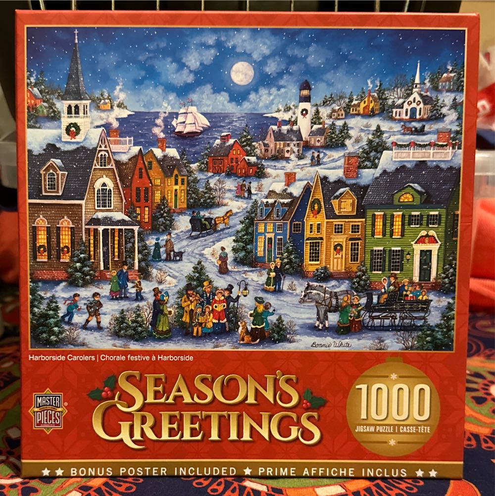 Harbor Side Carolers - MasterPieces puzzle collectible [Barcode 705988716744] - Main Image 2