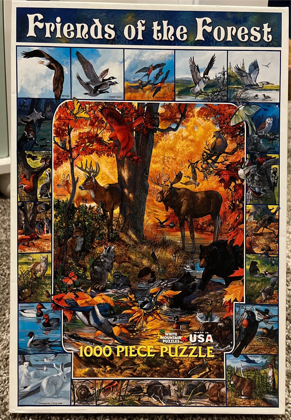 Friends Of The Forest* - White Mountain puzzle collectible [Barcode 724819248339] - Main Image 2
