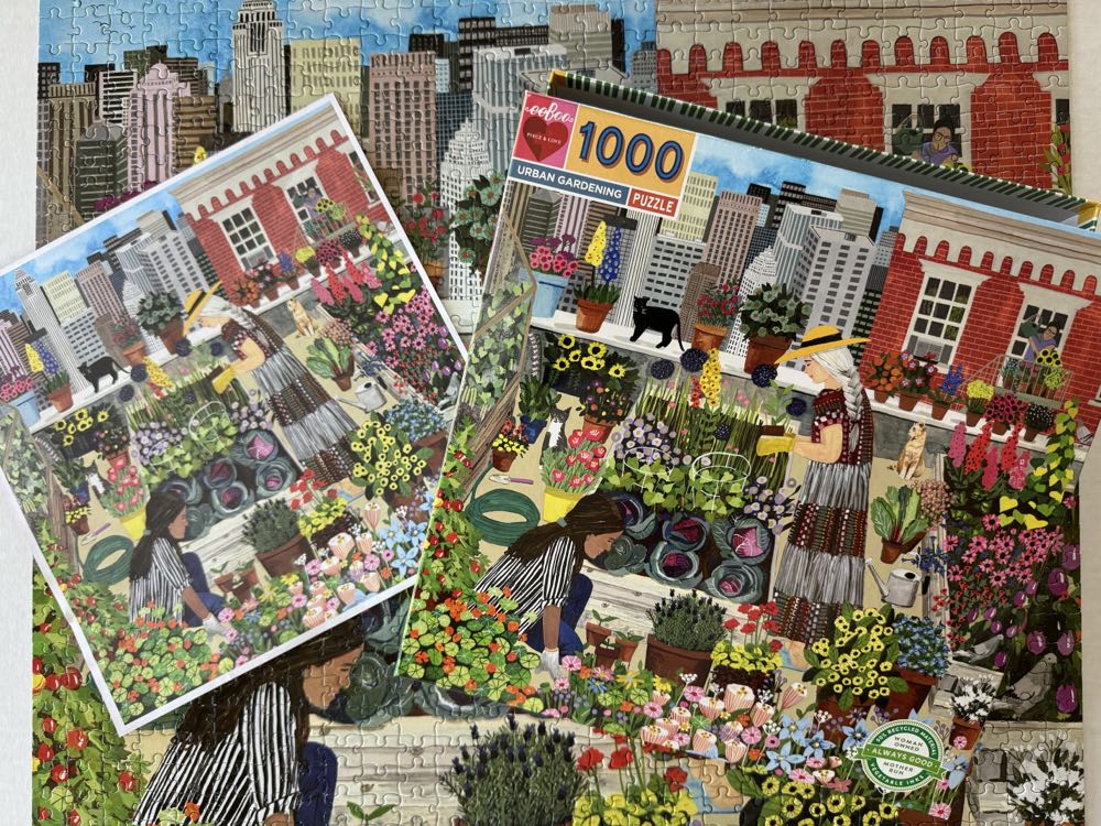 Urban Gardening - Eeboo puzzle collectible [Barcode 689196510458] - Main Image 4