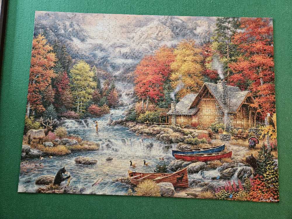 Treasures Of The Great Outdoors - Buffalo Games puzzle collectible [Barcode 079346123063] - Main Image 2