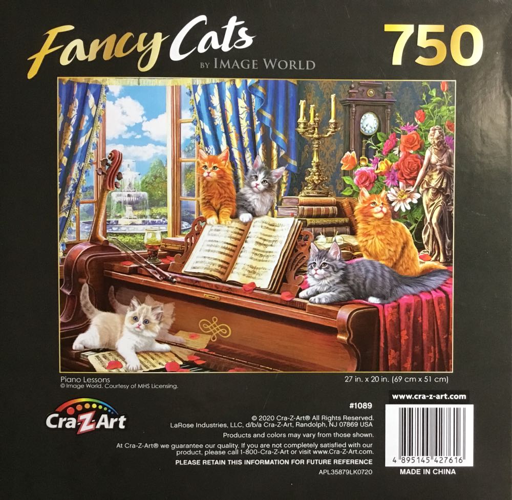 Piano Lessons - Rose Art puzzle collectible [Barcode 4895145427616] - Main Image 2