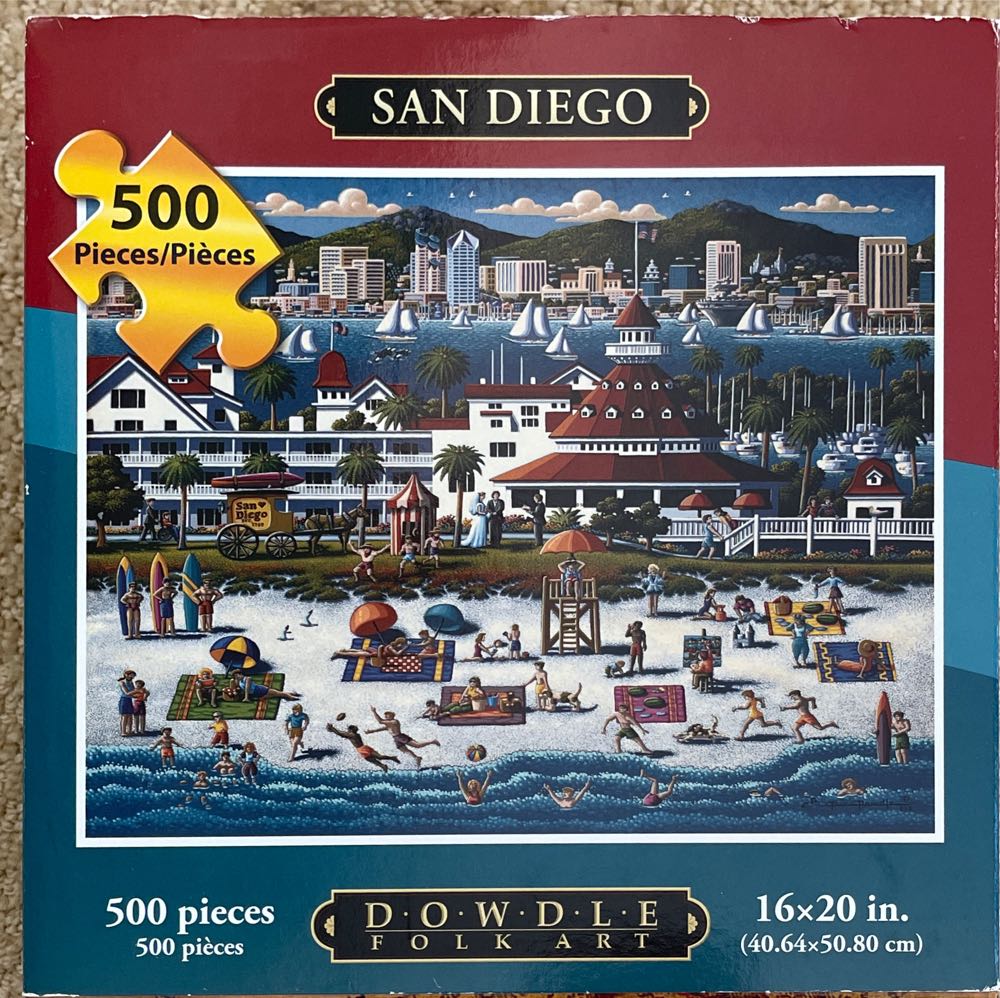 San Diego - Dowdle puzzle collectible [Barcode 671095008006] - Main Image 1