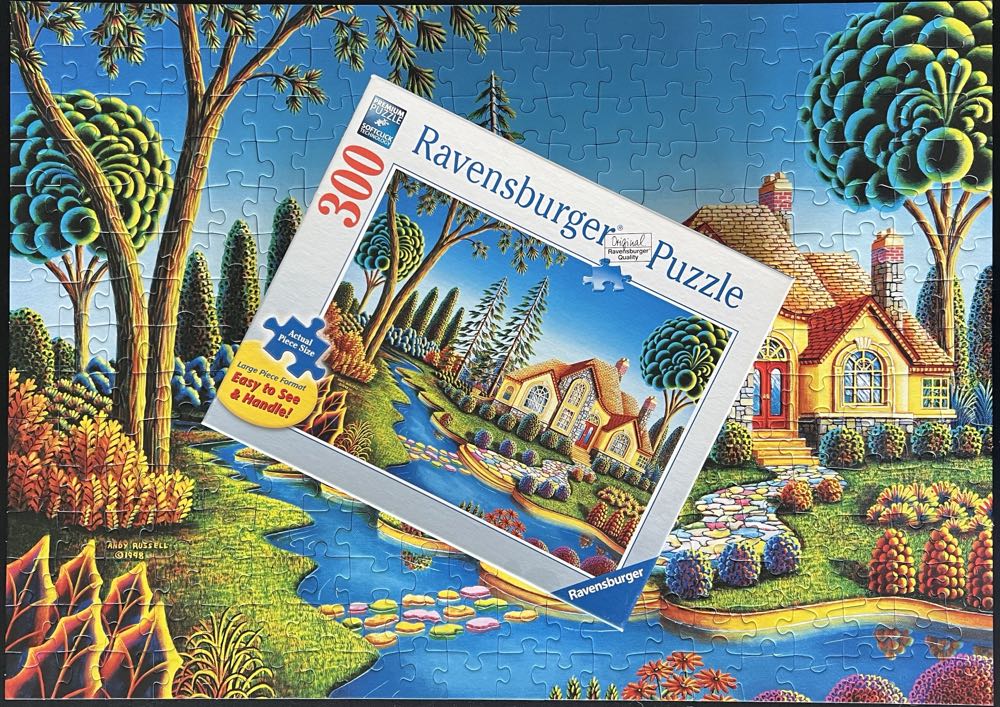 Cottage Dream - Ravensburger puzzle collectible [Barcode 4005556135677] - Main Image 4