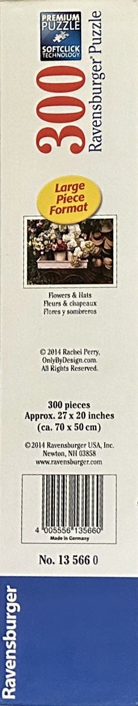 Flowers & Hats (SOLD) - Ravensburger puzzle collectible [Barcode 4005556135660] - Main Image 2