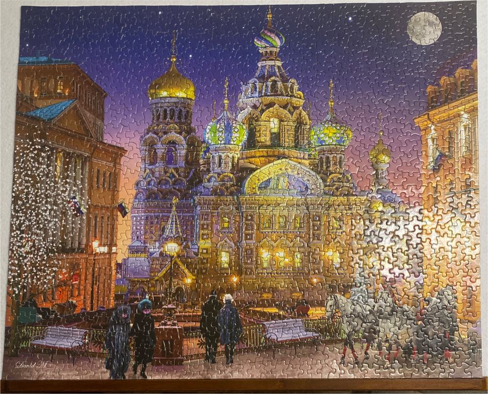 Russian Christmas - Springbok puzzle collectible [Barcode 091683109296] - Main Image 2