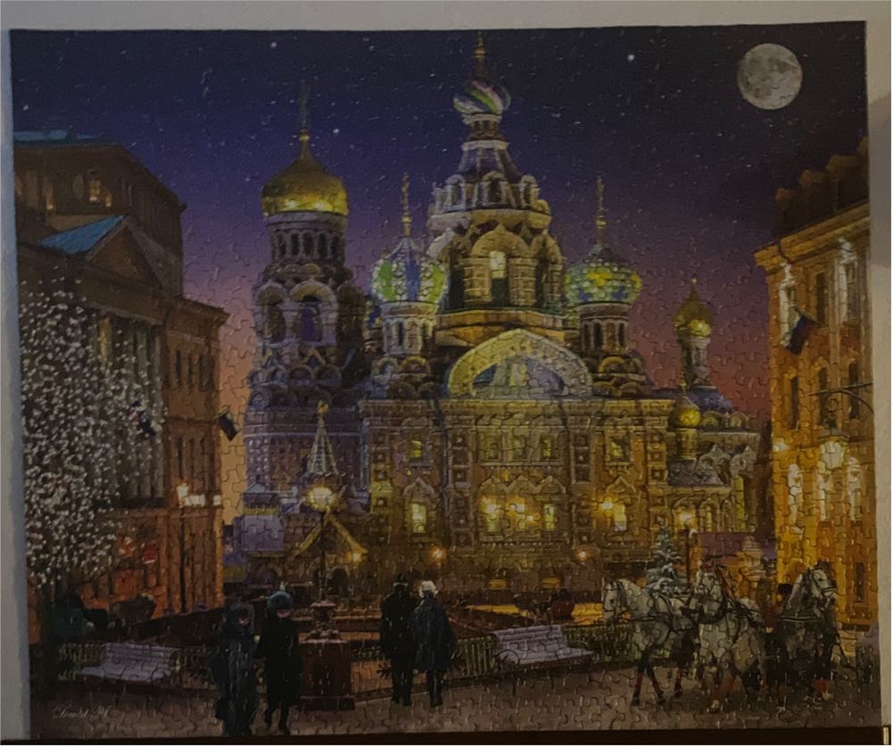 Russian Christmas - Springbok puzzle collectible [Barcode 091683109296] - Main Image 4