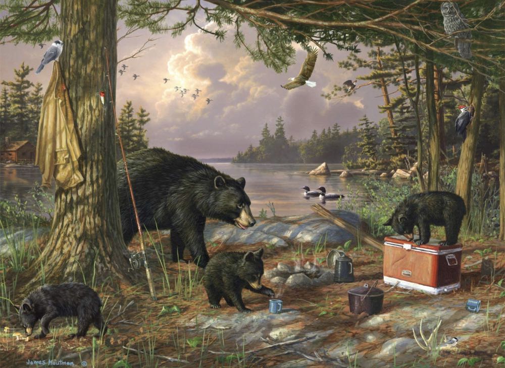 Breakfast Time Bears 🆕 - Buffalo puzzle collectible [Barcode 079346112036] - Main Image 2