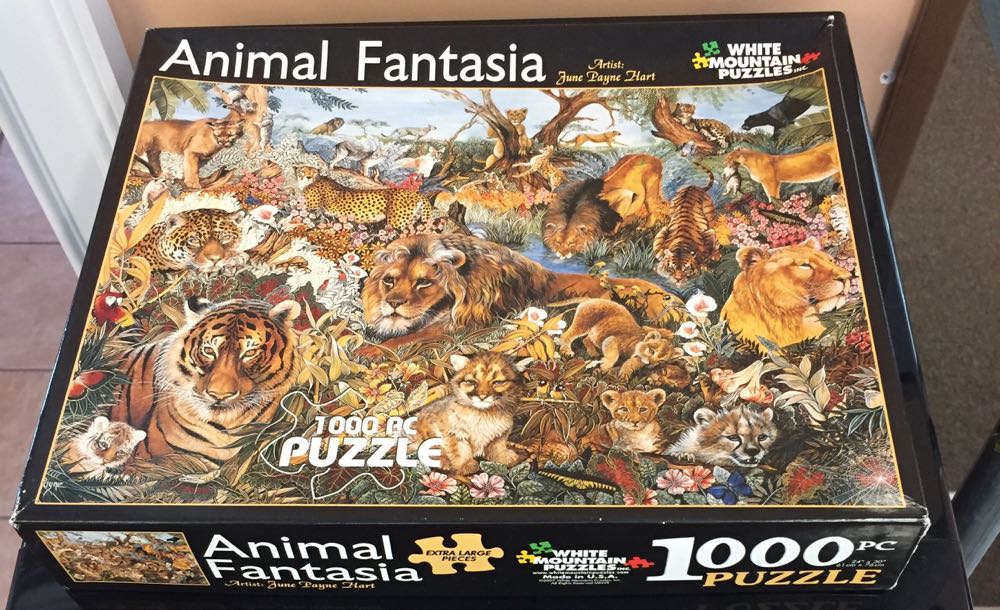 Animal Fantasia - White Mountain Puzzles puzzle collectible [Barcode 724819247653] - Main Image 2