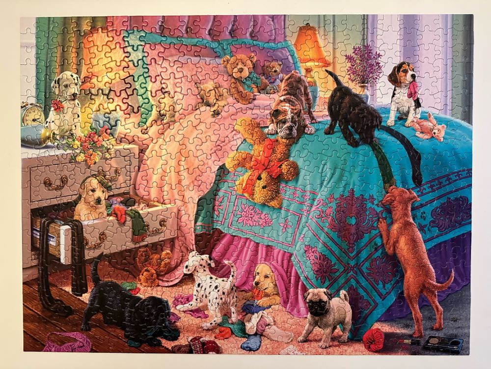 Paws Gone Wild - Ceaco puzzle collectible [Barcode 021081230032] - Main Image 3