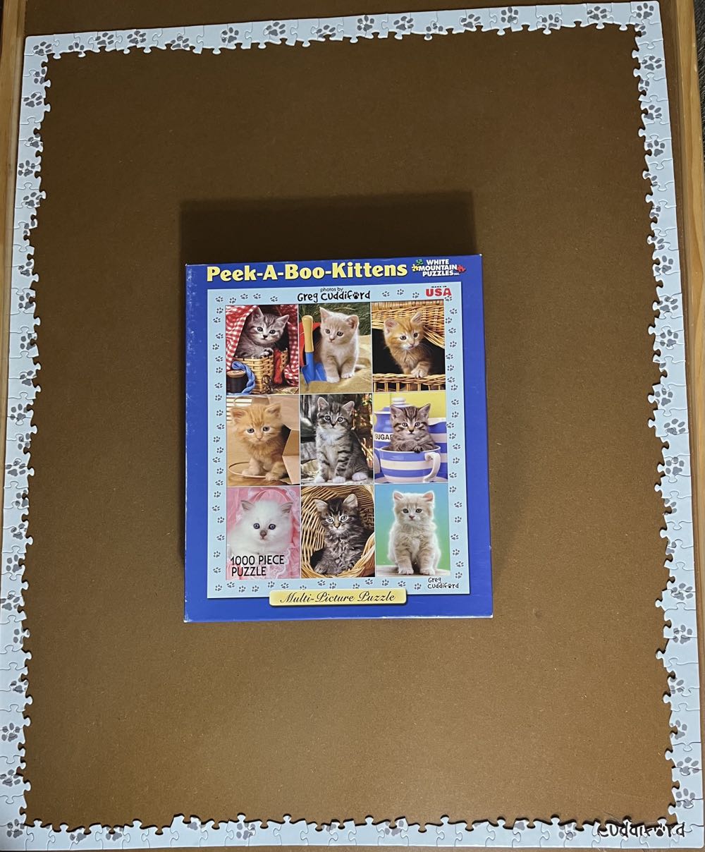 Peek-A-Boo Kittens - White Mountain Puzzles puzzle collectible [Barcode 724819251278] - Main Image 4