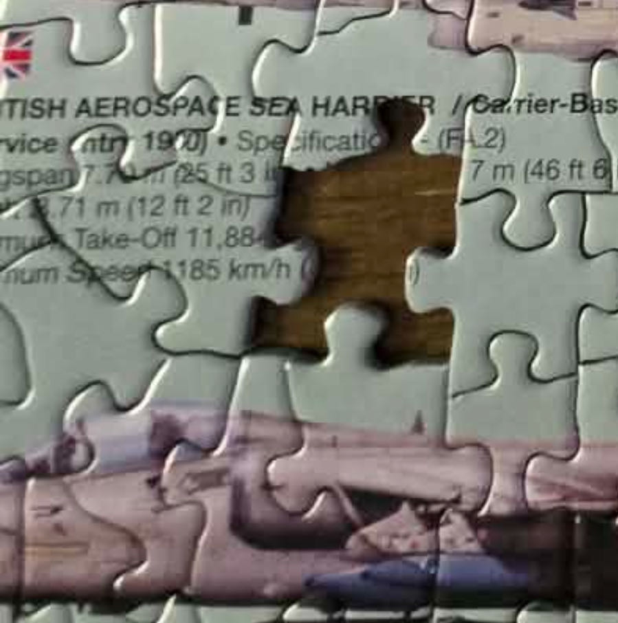 Modern Warplanes ❌ (-1) - Eurographics puzzle collectible [Barcode 628136600767] - Main Image 4