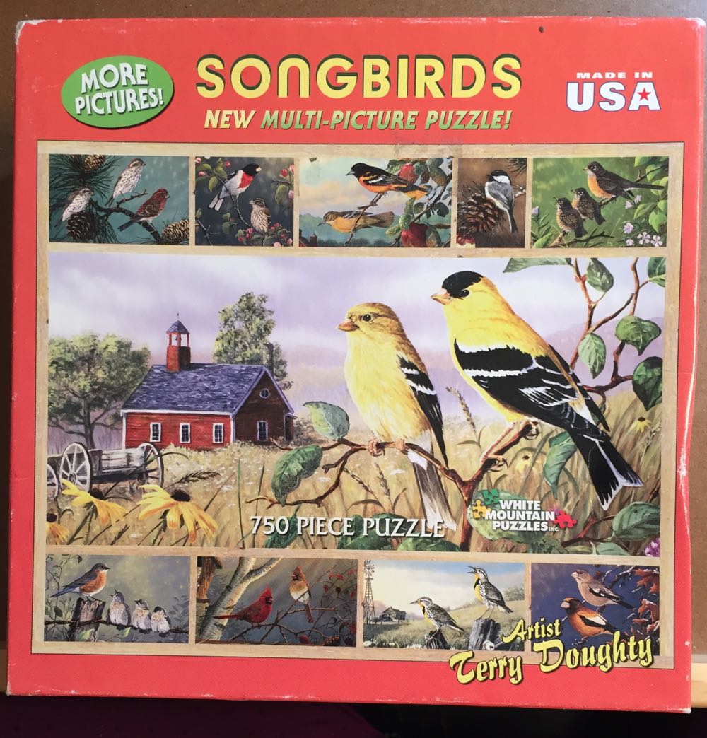 Songbirds - White Mountain puzzle collectible [Barcode 724819252022] - Main Image 2