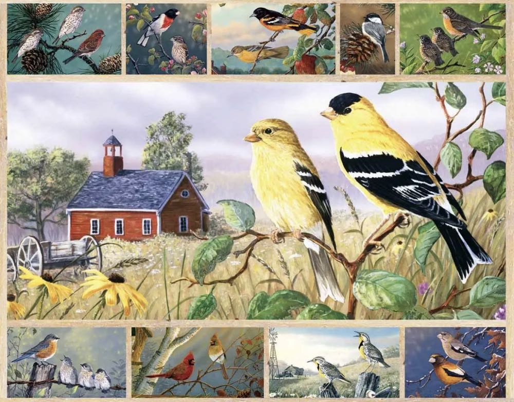 Songbirds - White Mountain puzzle collectible [Barcode 724819252022] - Main Image 4