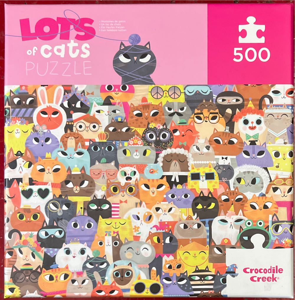 Lots Of Cats - Crocodile Creek puzzle collectible [Barcode 732396288549] - Main Image 2
