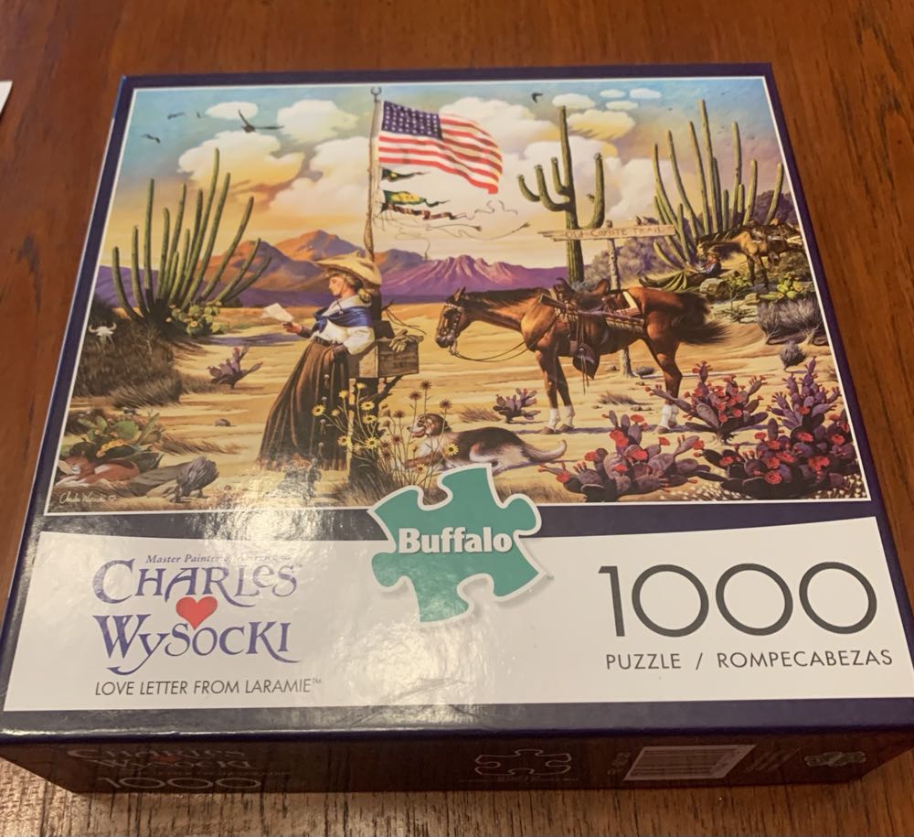 Love Letter From Laramie - Buffalo puzzle collectible [Barcode 079346114955] - Main Image 2