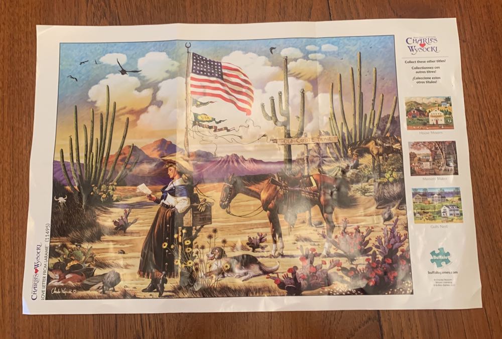 Love Letter From Laramie - Buffalo puzzle collectible [Barcode 079346114955] - Main Image 3