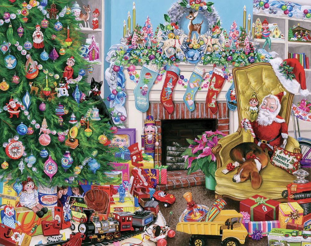 Christmas Toys 2 - White Mountain puzzle collectible [Barcode 724819264193] - Main Image 2