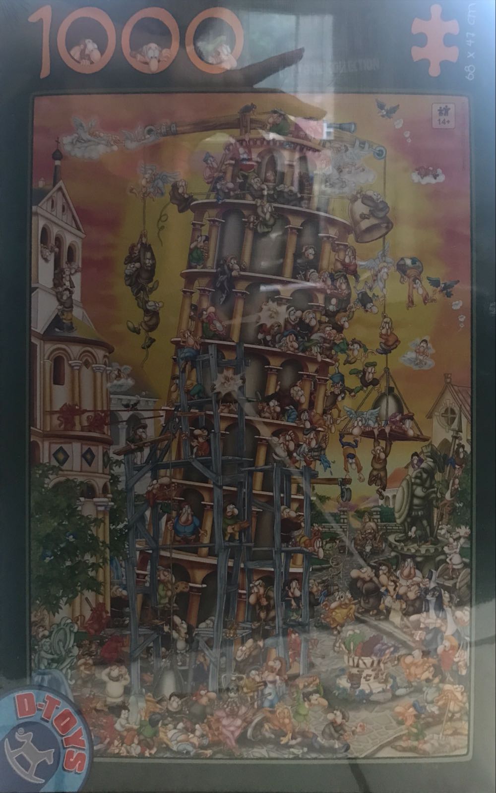 Leaning Tower - D-TOYS puzzle collectible [Barcode 091683075560] - Main Image 2