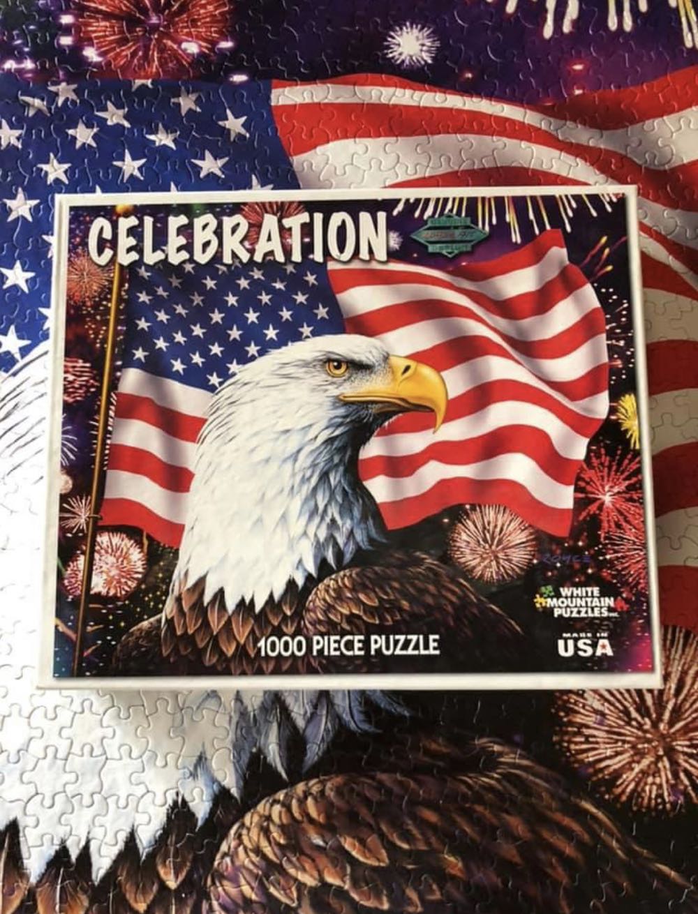 TRADED-Celebration-*-Diane G - White Mountain Puzzles puzzle collectible [Barcode 724819252275] - Main Image 3
