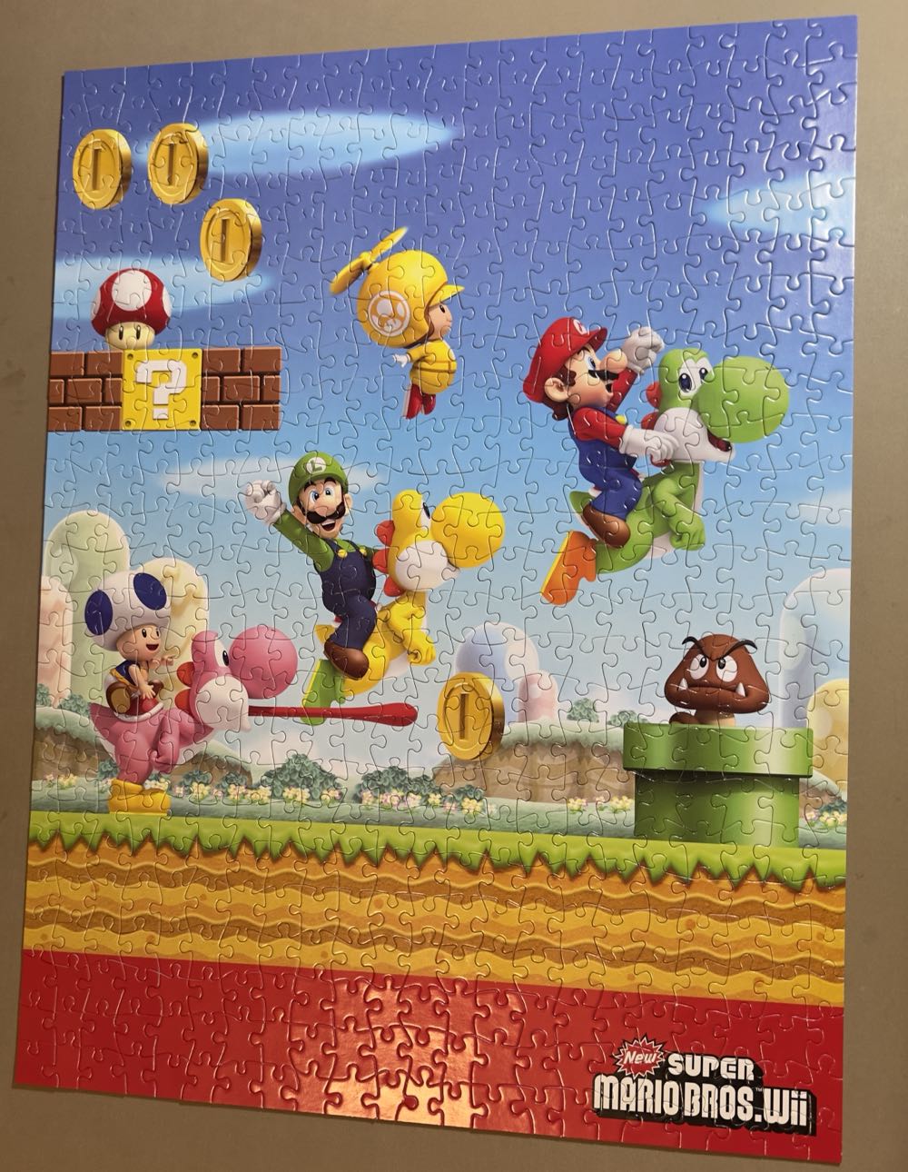 New Super Mario Bros. Wii - USAopoly puzzle collectible [Barcode 700304043665] - Main Image 2