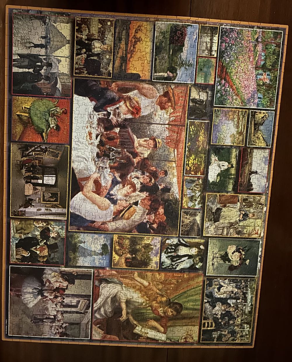 The Impressionists - White Mountain puzzle collectible [Barcode 724819254781] - Main Image 2