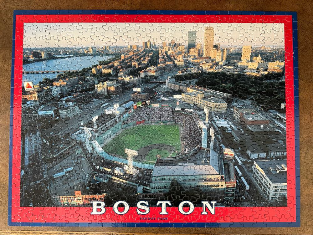 Boston Fenway Park- RICHIE  - White Mountain puzzle collectible [Barcode 724819252299] - Main Image 2