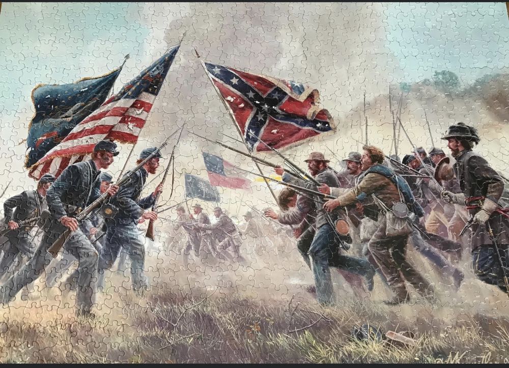 With A Rebel Yell - White Mountain puzzle collectible [Barcode 724819249336] - Main Image 2