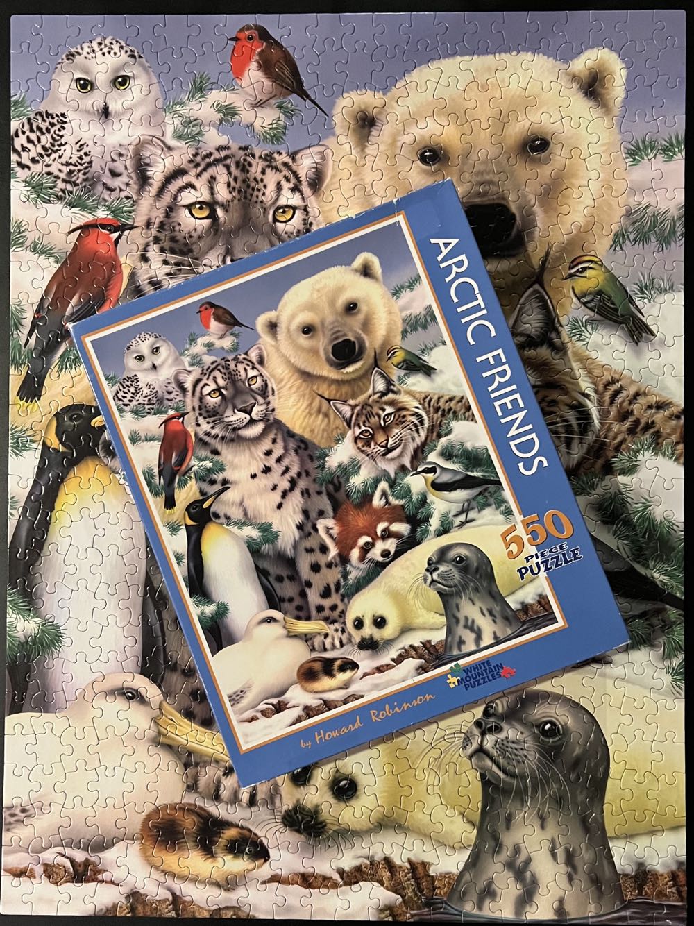 Arctic Friends(2) - White Mountain Puzzles puzzle collectible [Barcode 724819248810] - Main Image 4