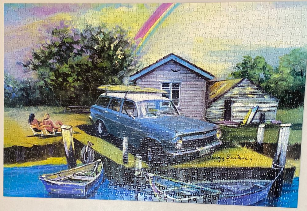 EH Station Wagon - Blue Opal puzzle collectible [Barcode 633793009846] - Main Image 2