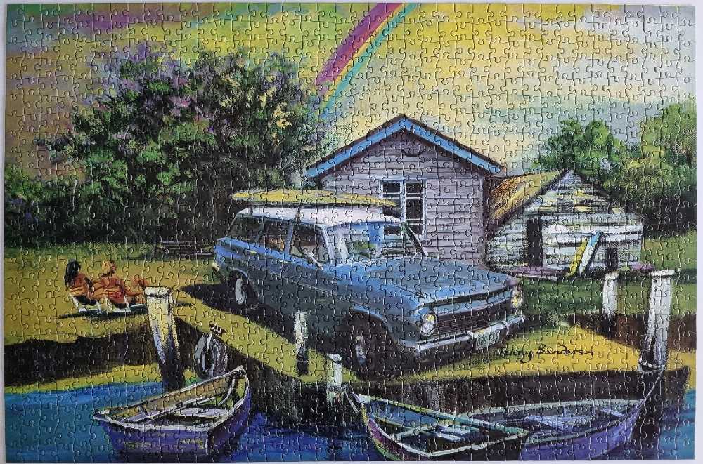 EH Station Wagon - Blue Opal puzzle collectible [Barcode 633793009846] - Main Image 3